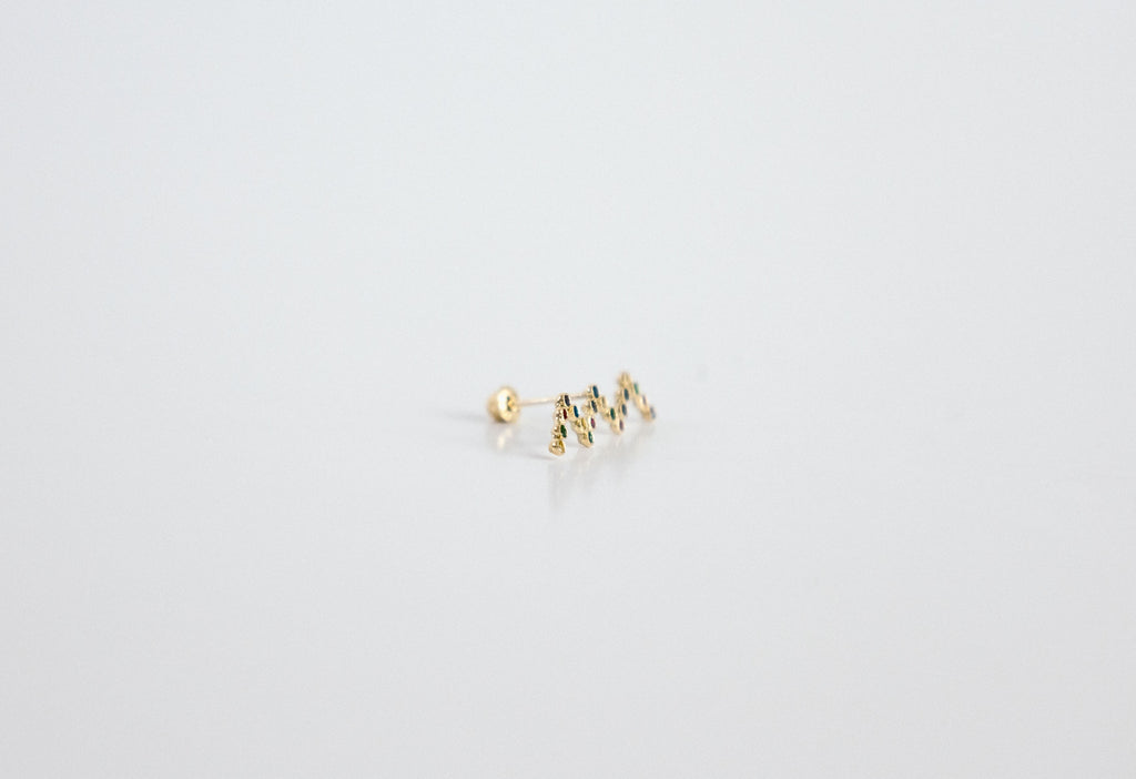 Zigzag Studs