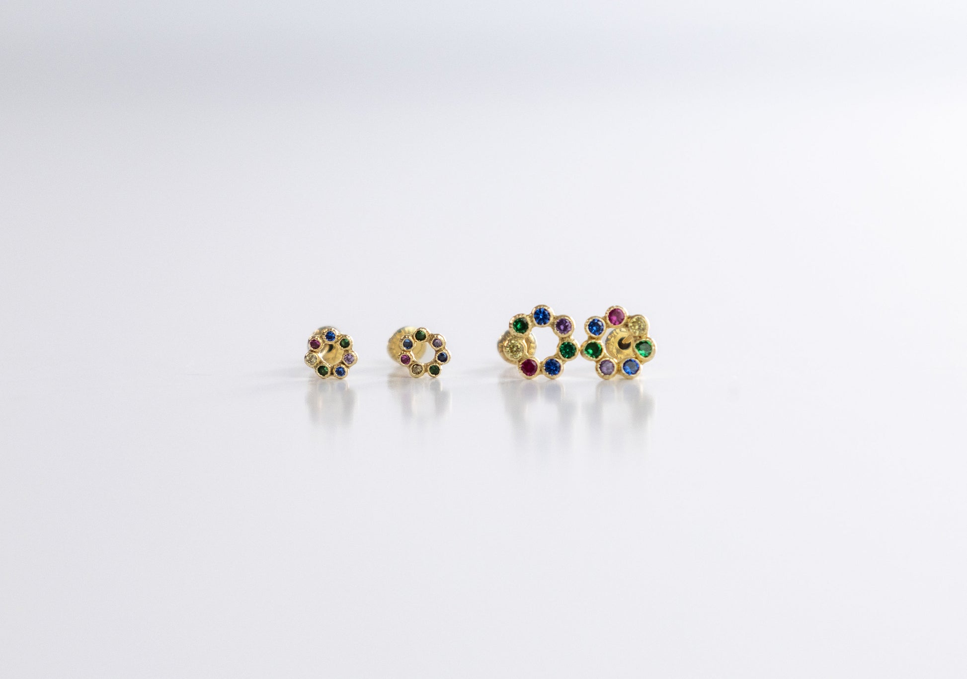Rainbow Wreath Studs